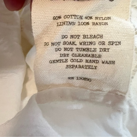 SPELL & THE GYPSY Clover Lace Mini Dress XS Gently Flared Sleeves Boho coquette - Picture 14 of 16